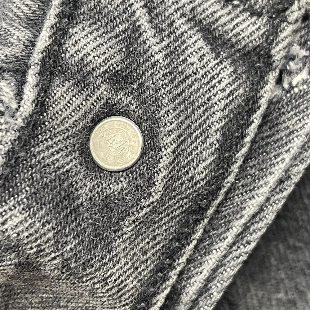 Vintage‎ Levi's 501 Women's 28x29 Jeans USA Made Black Gray Stonewash Denim 90s
